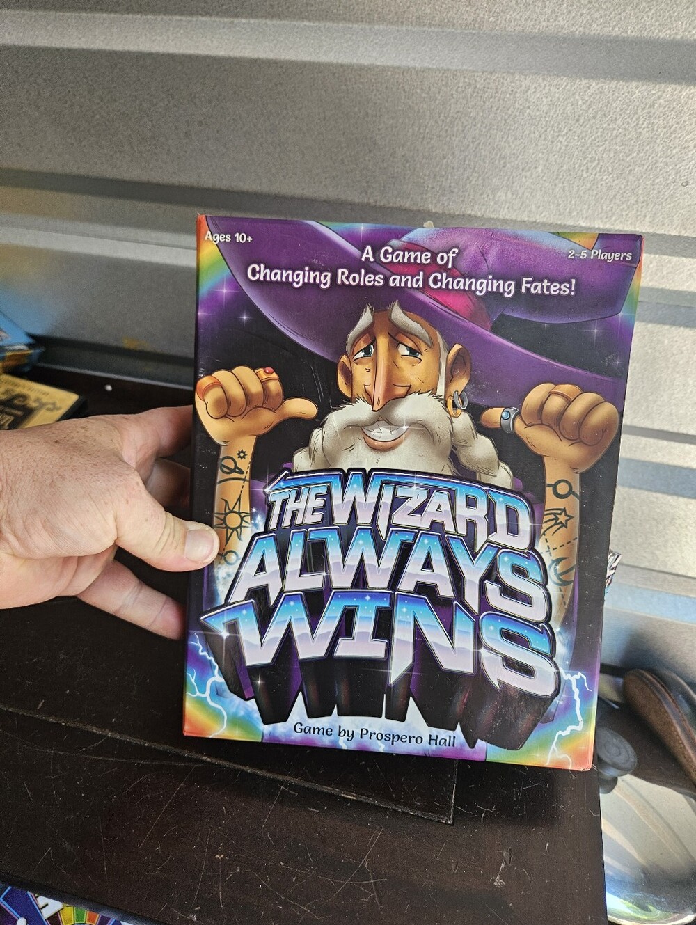 The Wizard Always Wins Fantasy Role Strategy Board Game New